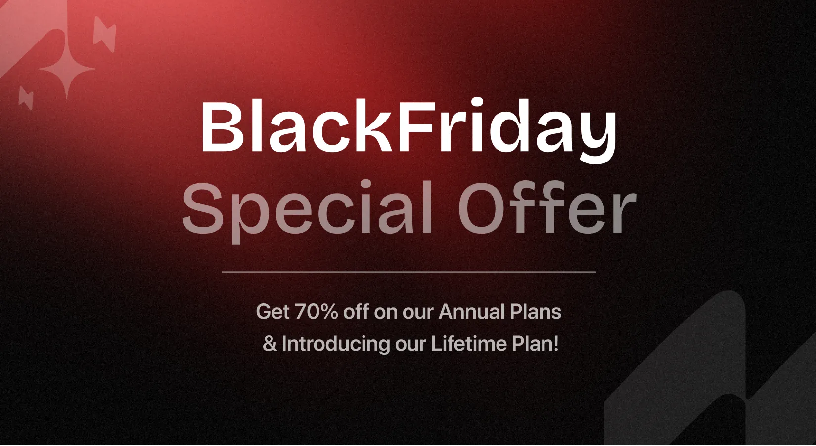 Black Friday Sale is Live Now