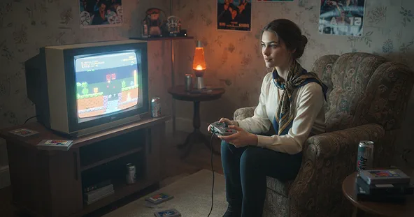 Ai 90s Gaming Scene Generator