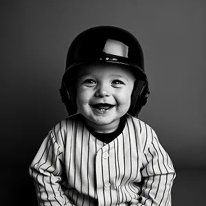 Black And White Portrait