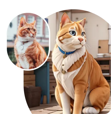 featureTurn Pet Photos into Cute Cartoon Characters