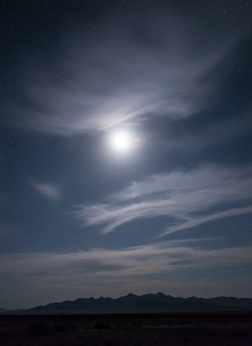 Nighttime Moonlit Skybox