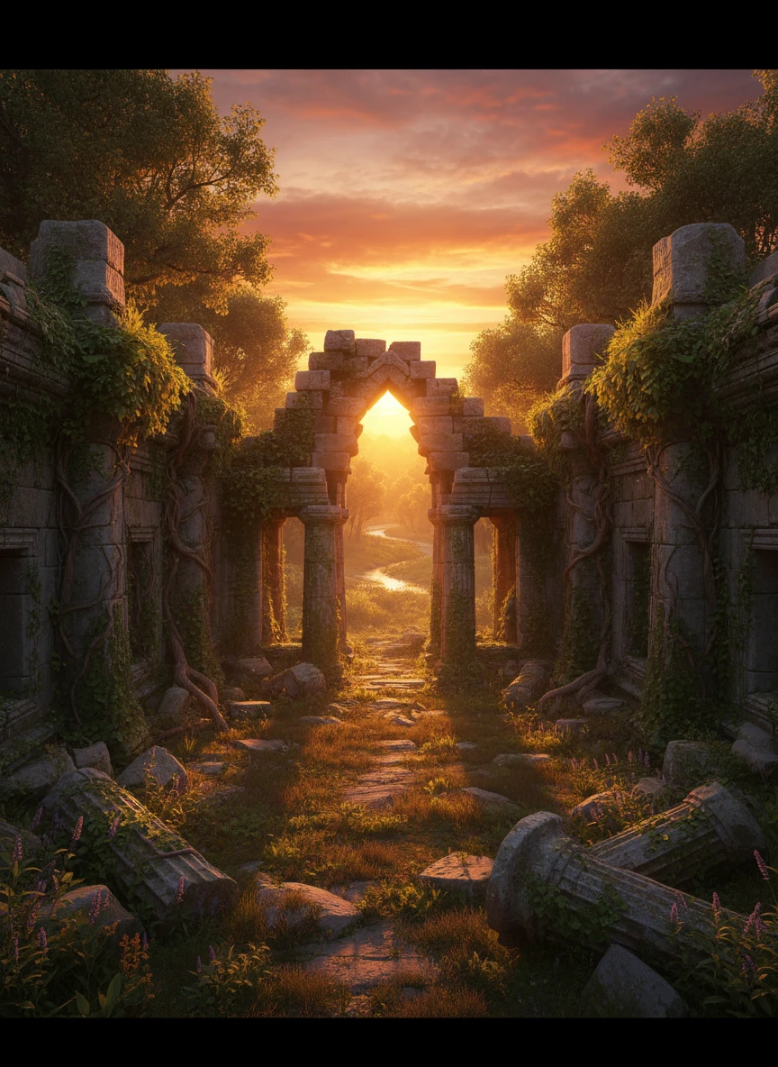 Ancient Sunset Temple