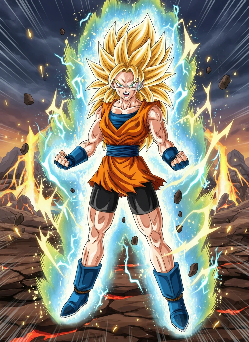 Female Saiyan Warrior