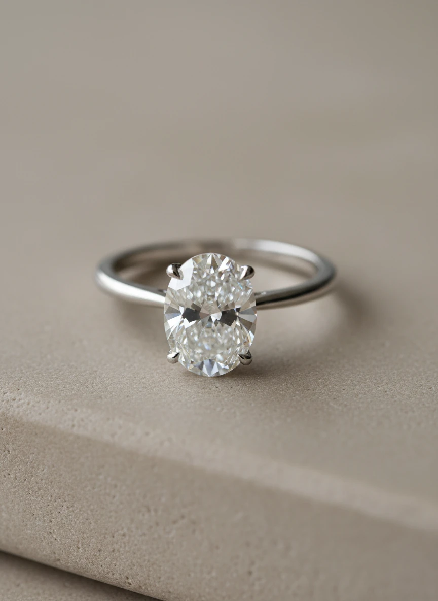 Oval Cut Modern Classic