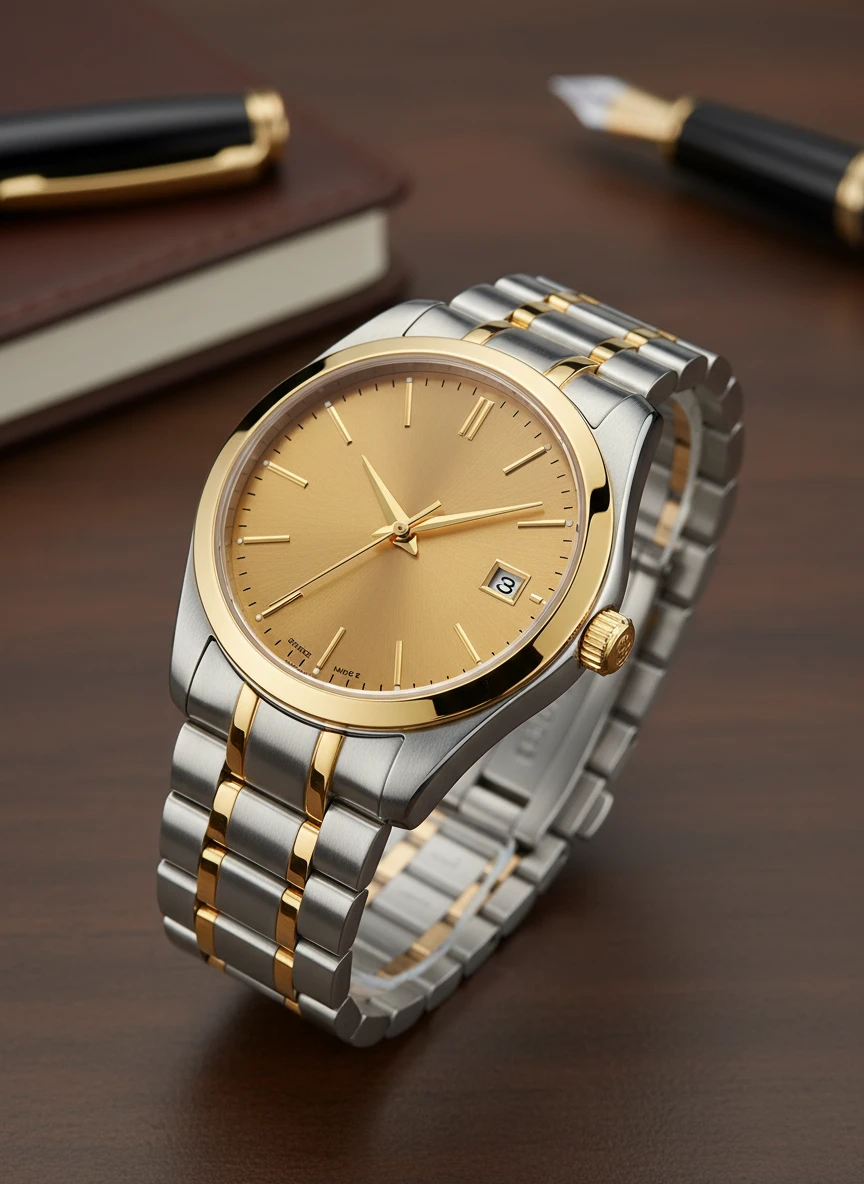 Two-Tone Executive Watch