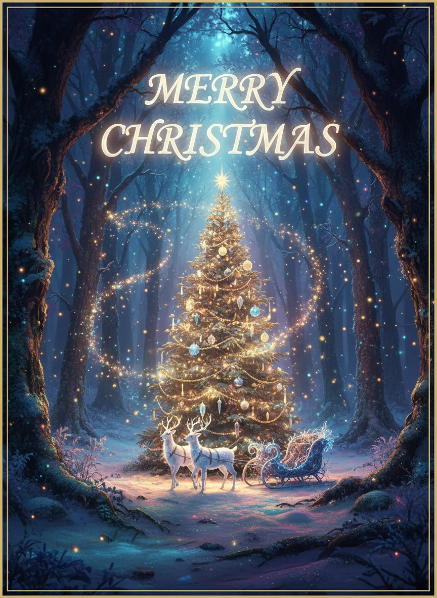 Fantasy Cinematic Christmas Card