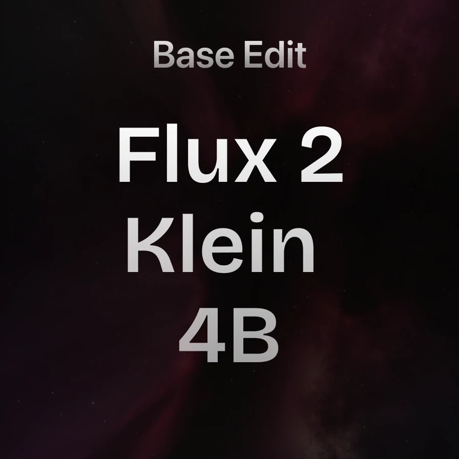 Flux 2 Klein 4B Base Edit