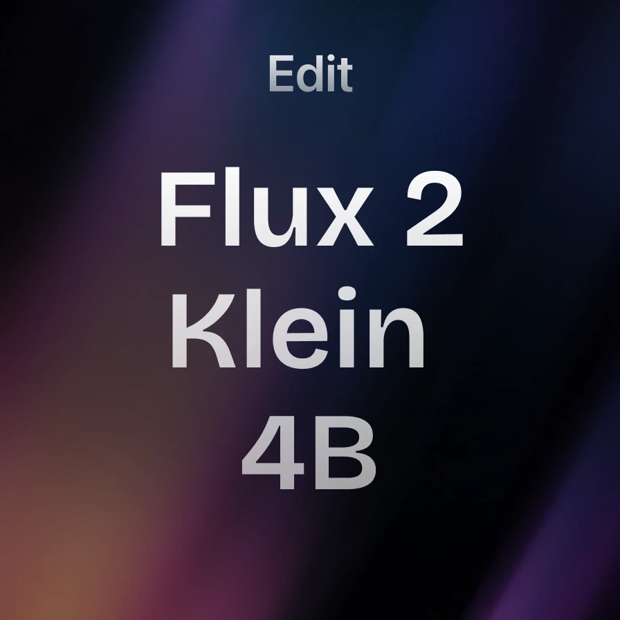 Flux 2 Klein 4B Edit