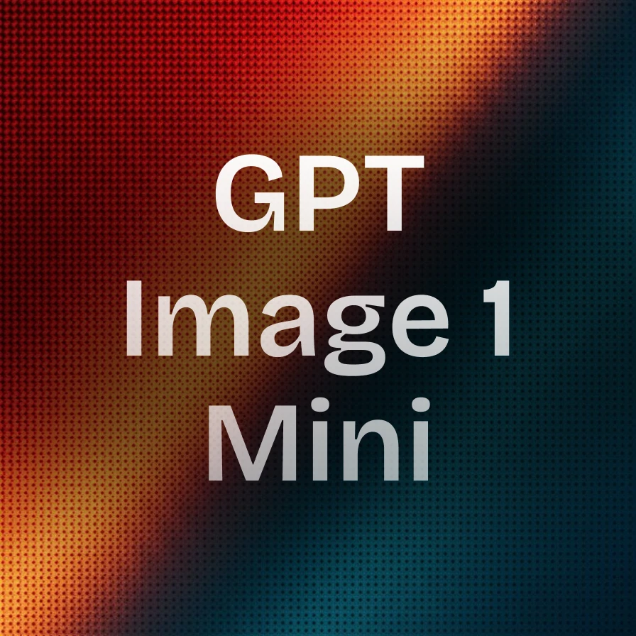 GPT Image 1 Mini