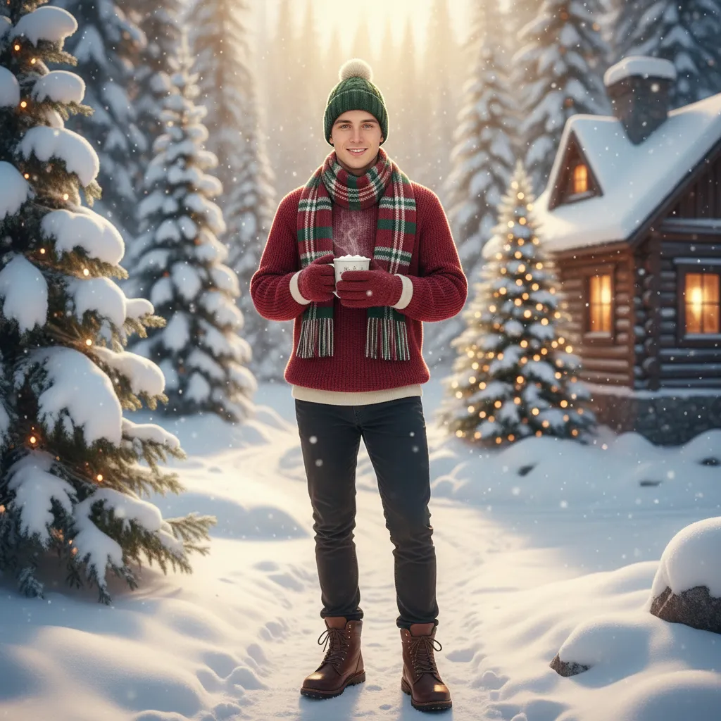 AI Winter Effect / Winter Wonderland Fashion